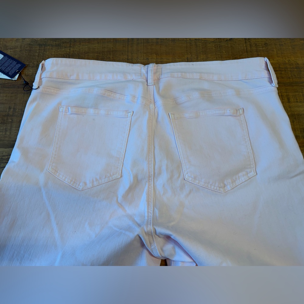 Pale Pink NYDJ Alina Ankle Jeans 18W NWT - Picture 9 of 10